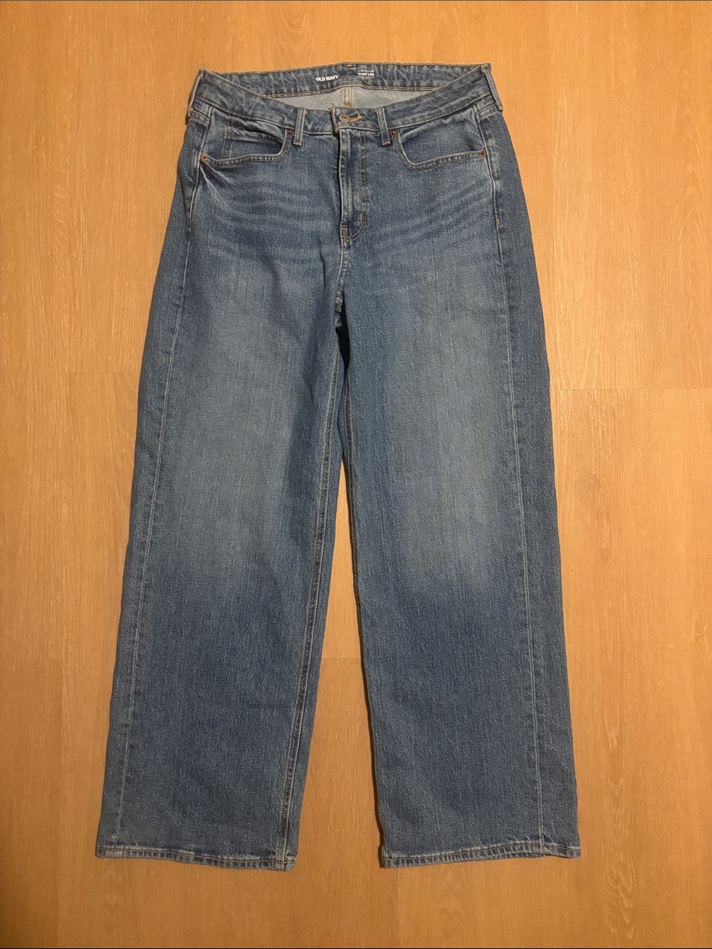 Old Navy Extra High Rise Wide Leg Jeans size 8